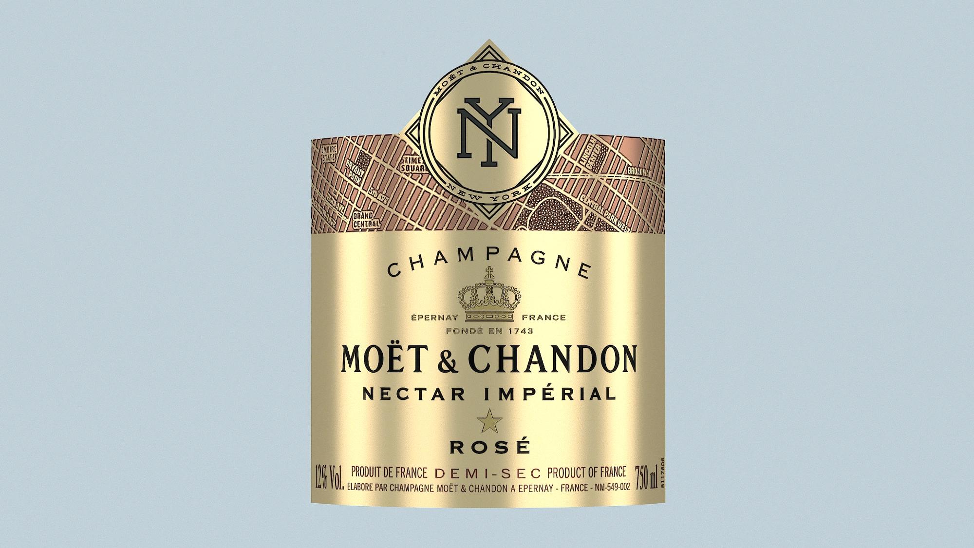 Diseño de packaging -  Moët label